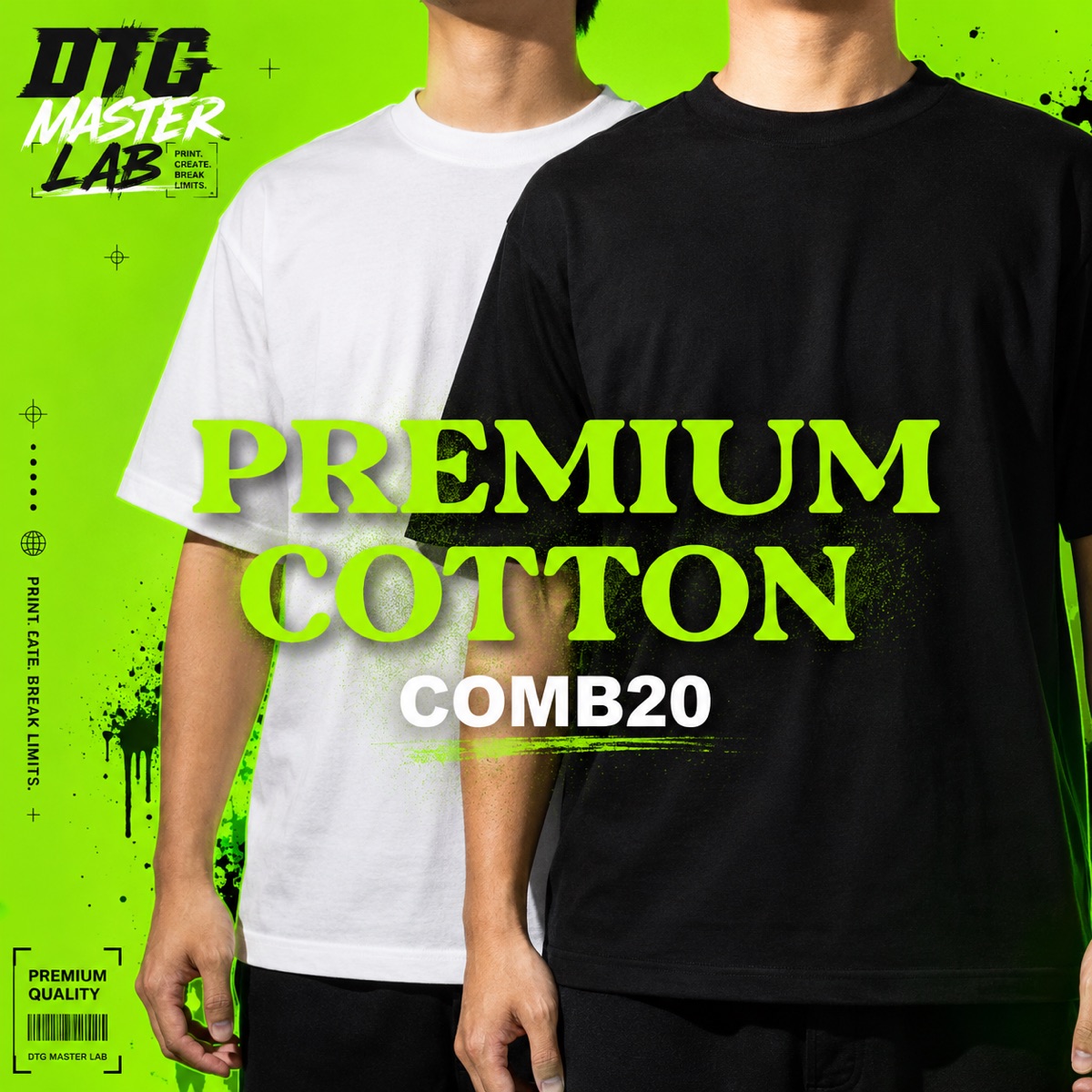 เปรียบเทียบการสกรีนเสื้อ DTG กับ DTF